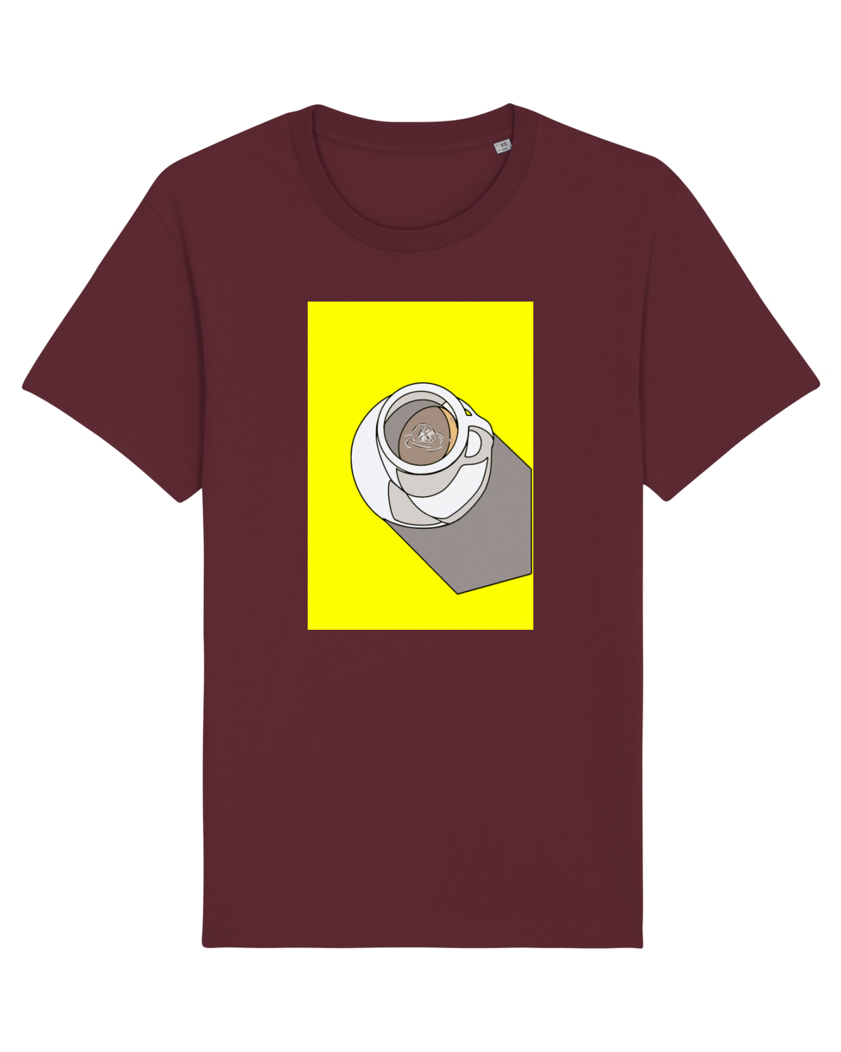 Tricou mânecă scurtă Unisex Rocker Burgundy