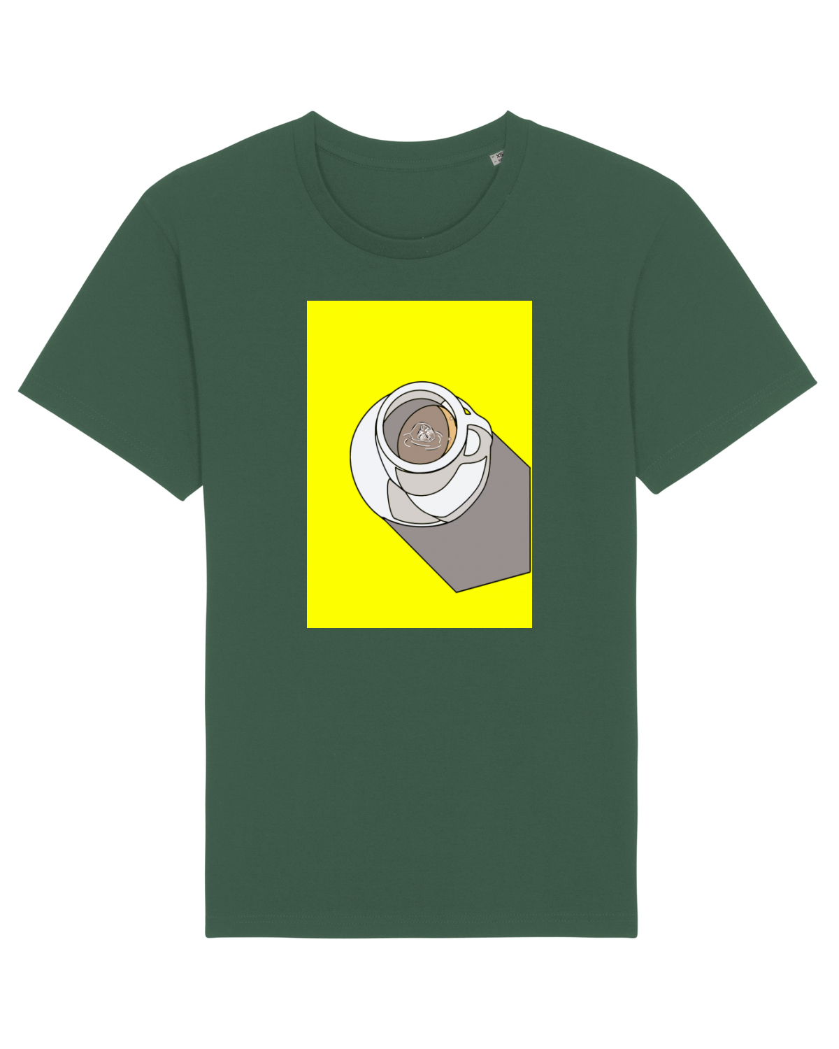 Tricou mânecă scurtă Unisex Rocker Bottle Green