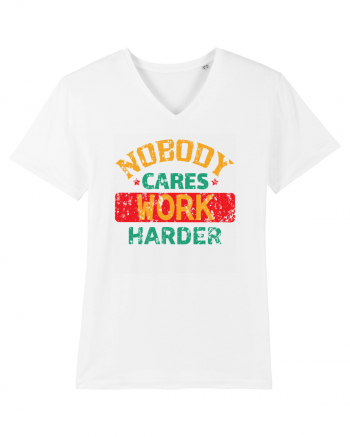 Retro Nobody Cares Work Harder White