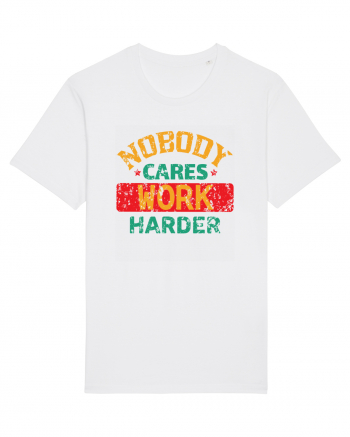 Retro Nobody Cares Work Harder White