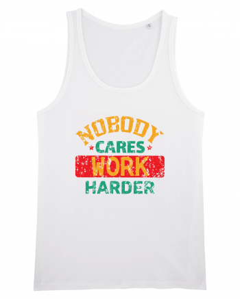 Retro Nobody Cares Work Harder White