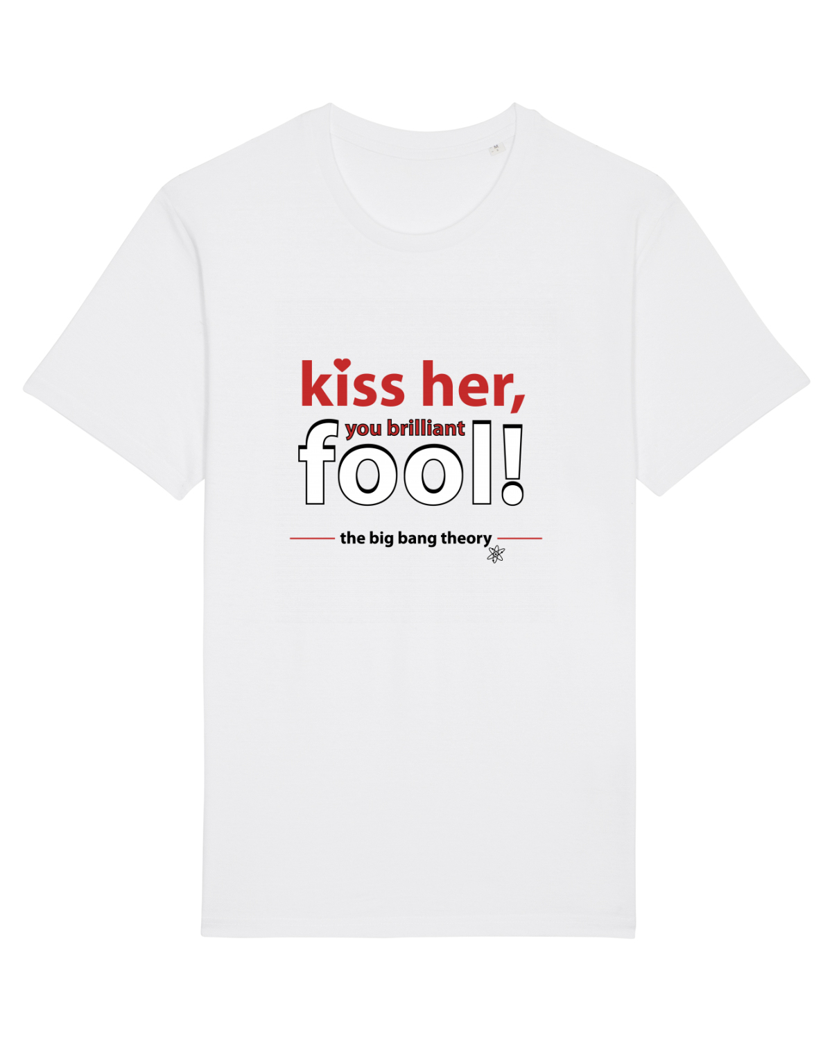 Tricou mânecă scurtă Unisex Rocker White