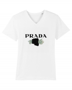 prada parody Tricou mânecă scurtă guler V Bărbat Presenter