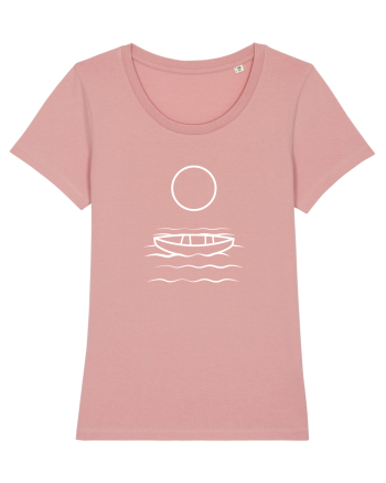 Circle Sun - white boat Canyon Pink