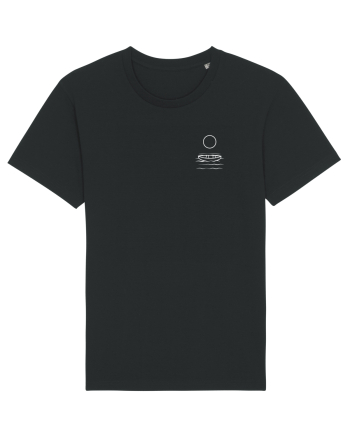 Circle Sun - white boat (chest) Black