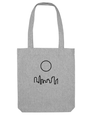 Circle Sun - black city Heather Grey
