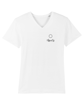 Circle Sun - black city (chest) White