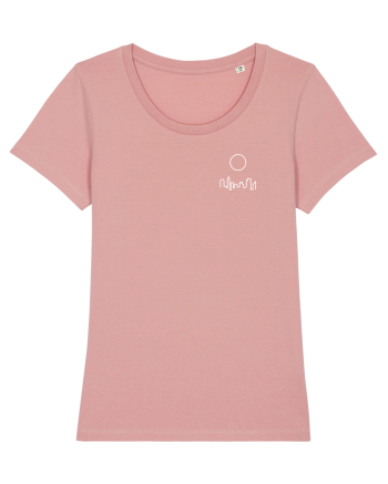 Circle Sun - white city (chest) Canyon Pink