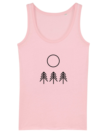 Circle Sun - black forest Cotton Pink