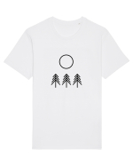 Circle Sun - black forest Tricou mânecă scurtă Unisex Rocker