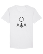 Circle Sun - black forest Tricou mânecă scurtă guler larg Bărbat Skater