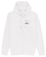 Circle Sun - black forest (chest) Hanorac cu fermoar Unisex Connector