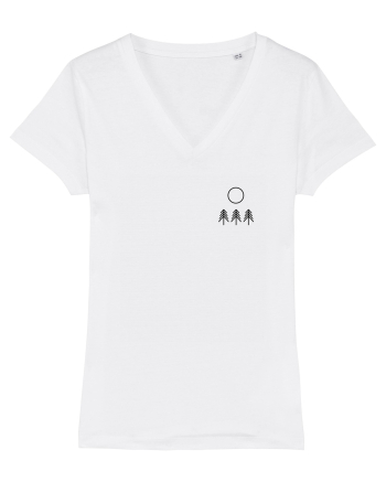 Circle Sun - black forest (chest) White