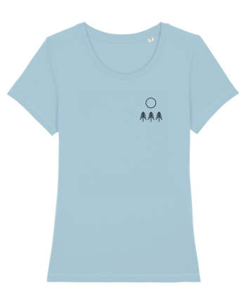 Circle Sun - black forest (chest) Sky Blue
