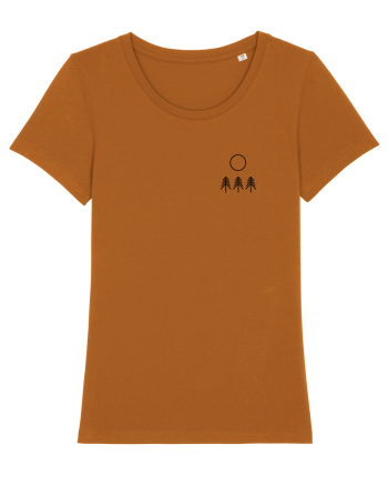 Circle Sun - black forest (chest) Roasted Orange