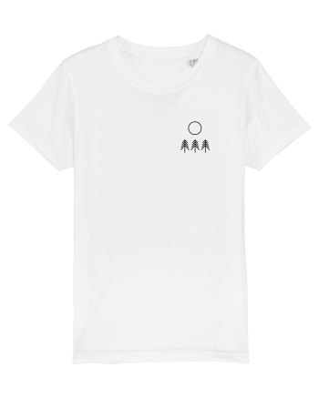 Circle Sun - black forest (chest) White