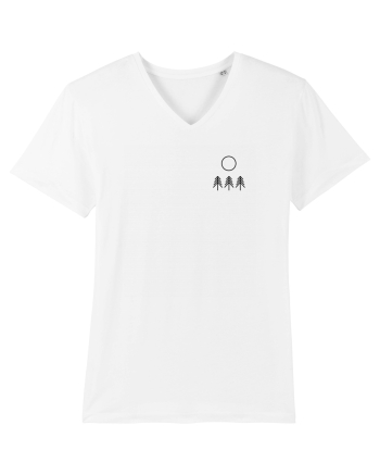 Circle Sun - black forest (chest) White