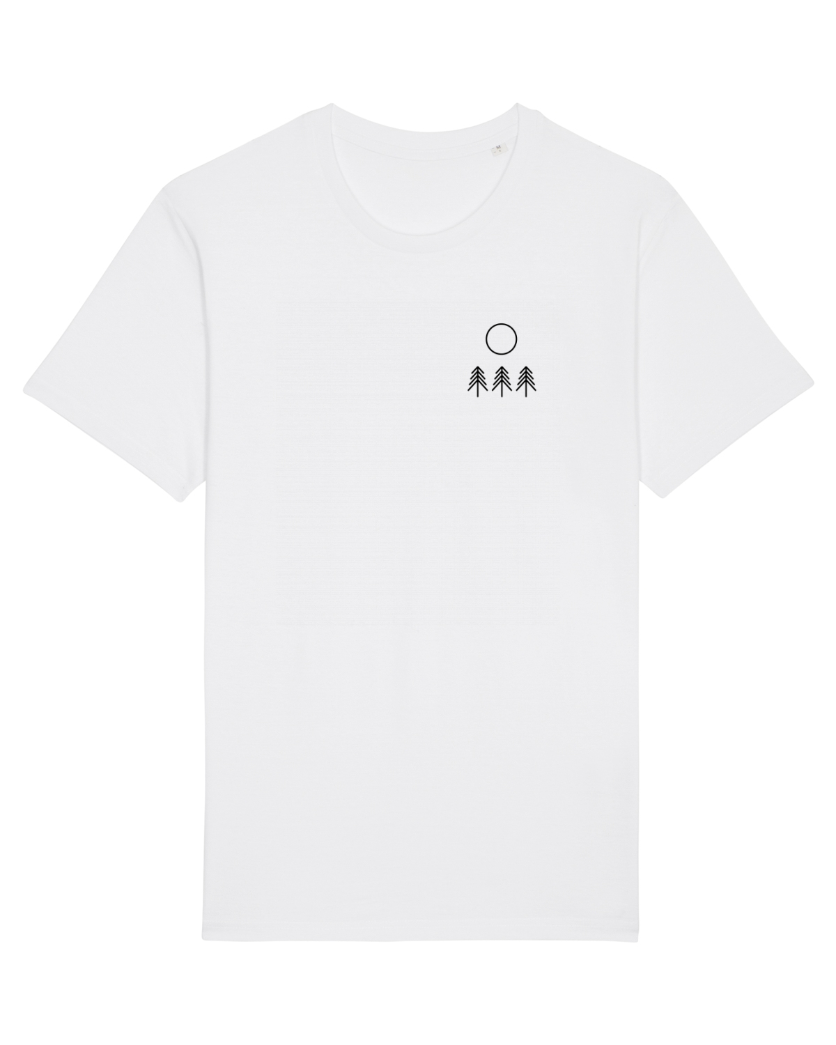 Tricou mânecă scurtă Unisex Rocker White