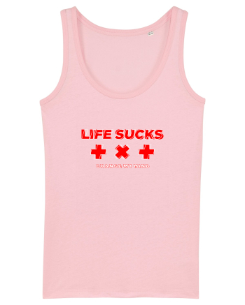 Life s*cks Cotton Pink