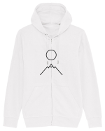Circle Sun - black mountain Hanorac cu fermoar Unisex Connector