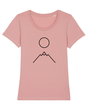 Circle Sun - black mountain Canyon Pink