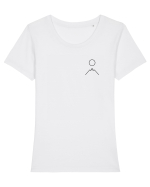 Circle Sun - black mountain (chest) Tricou mânecă scurtă guler larg fitted Damă Expresser