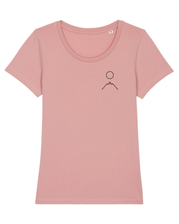 Circle Sun - black mountain (chest) Canyon Pink