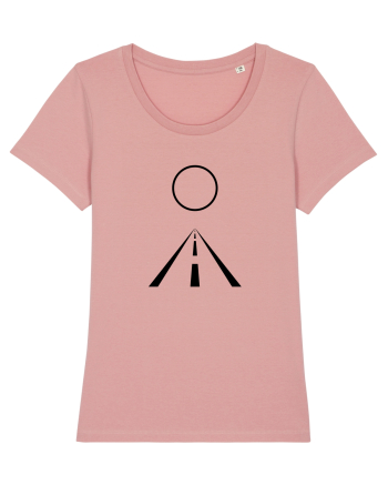 Circle Sun - black road Canyon Pink