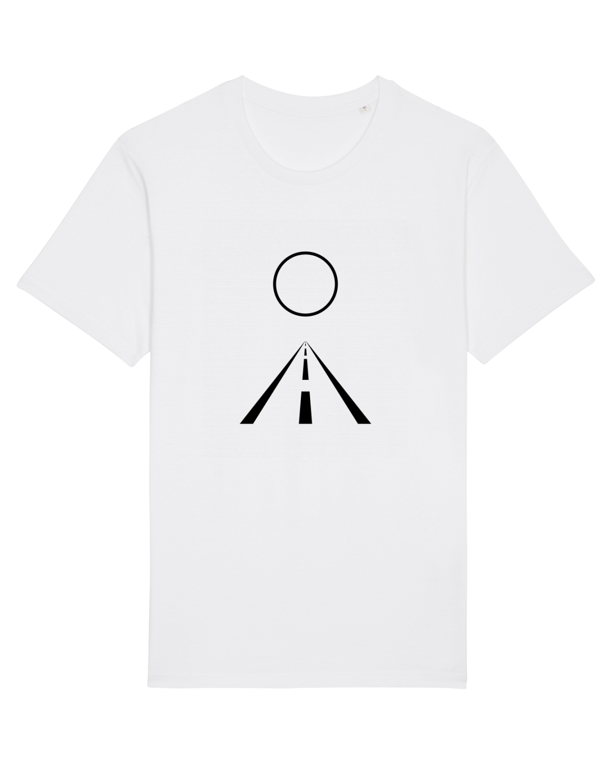 Tricou mânecă scurtă Unisex Rocker White