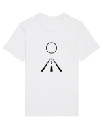 Circle Sun - black road Tricou mânecă scurtă Unisex Rocker