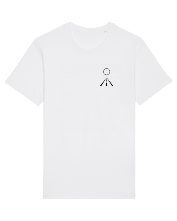 Circle Sun - black road (chest) White