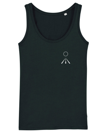 Circle Sun - white road (chest) Black