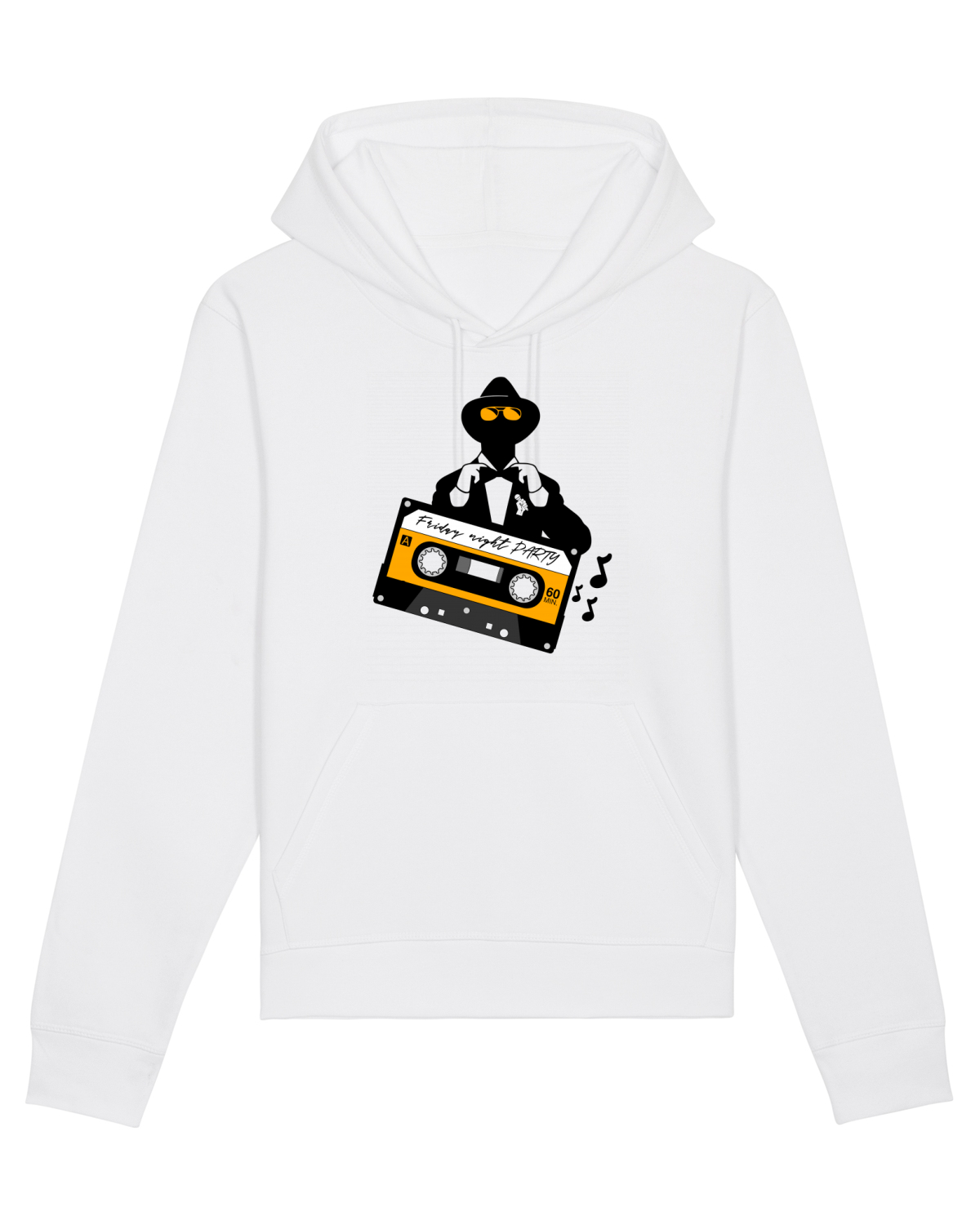 Hanorac Unisex Drummer White