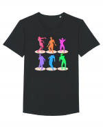 Zombie Crew Dance Tricou mânecă scurtă guler larg Bărbat Skater