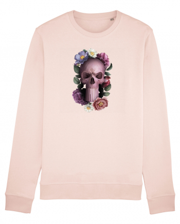 Craniu cu flori punishskull 02 Candy Pink