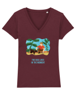 My dog is my best friend 2 Tricou mânecă scurtă guler V Damă Evoker