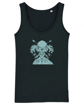 green skull Black