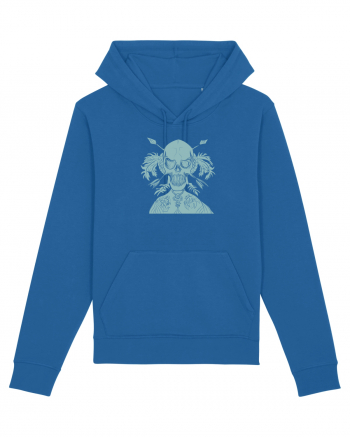 green skull Royal Blue