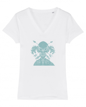 green skull White