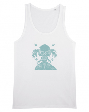 green skull White