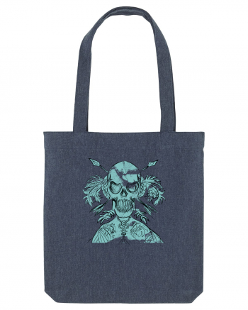  fighter skull Midnight Blue