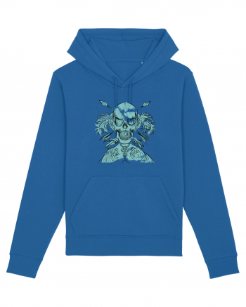  fighter skull Royal Blue