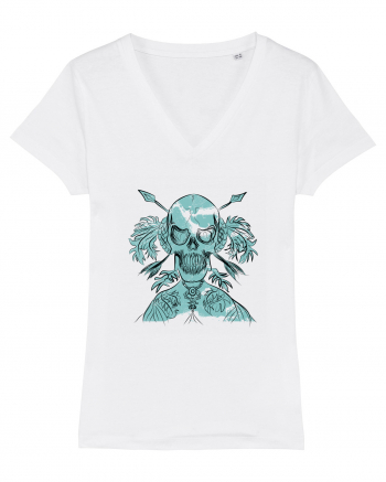  fighter skull White