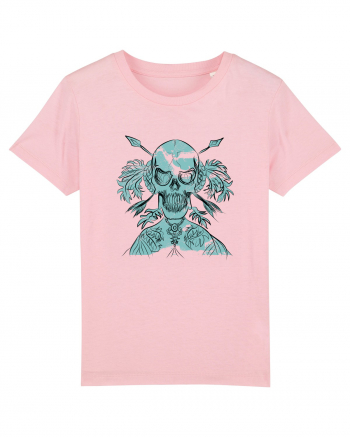  fighter skull Cotton Pink