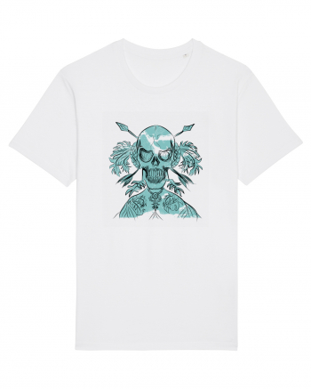  fighter skull White