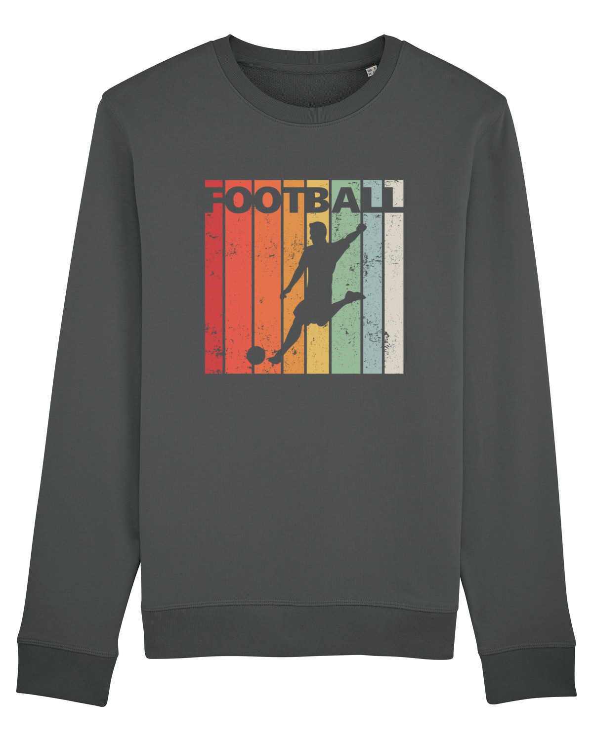 Bluză mânecă lungă Unisex Rise Anthracite