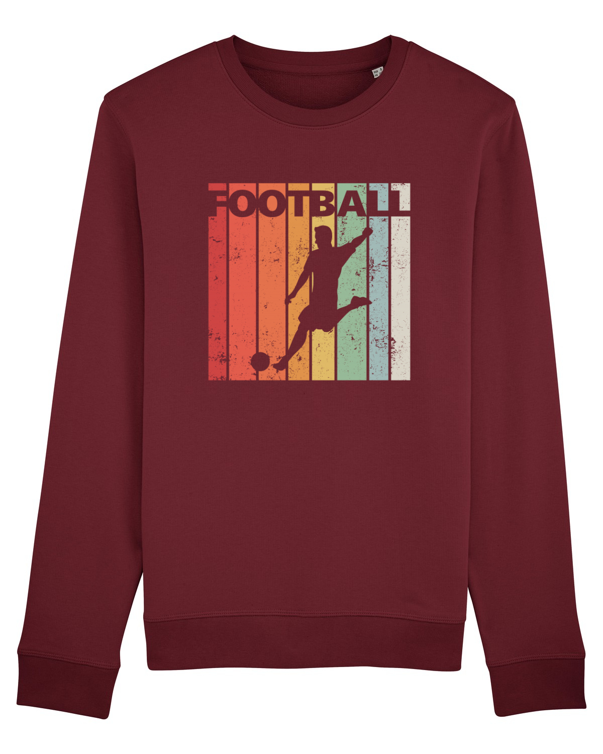 Bluză mânecă lungă Unisex Rise Burgundy