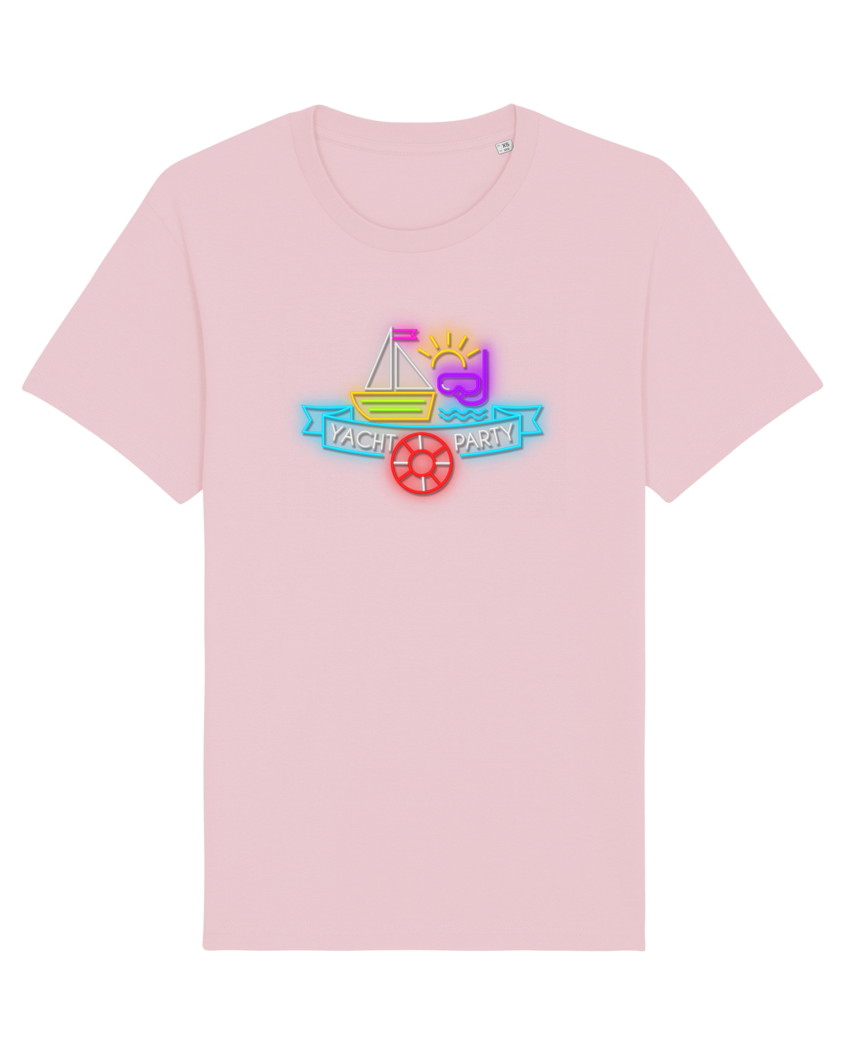 Tricou mânecă scurtă Unisex Rocker Cotton Pink