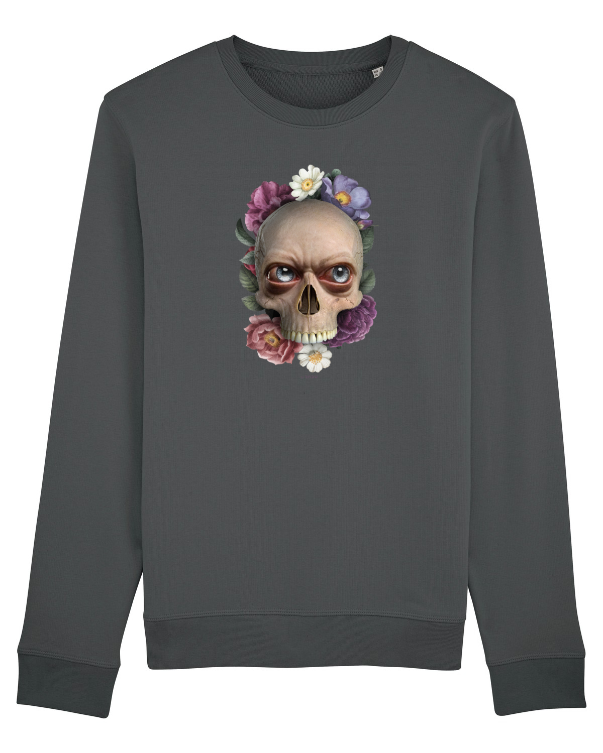 Bluză mânecă lungă Unisex Rise Anthracite