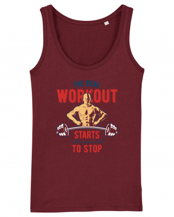 Real Workout Burgundy